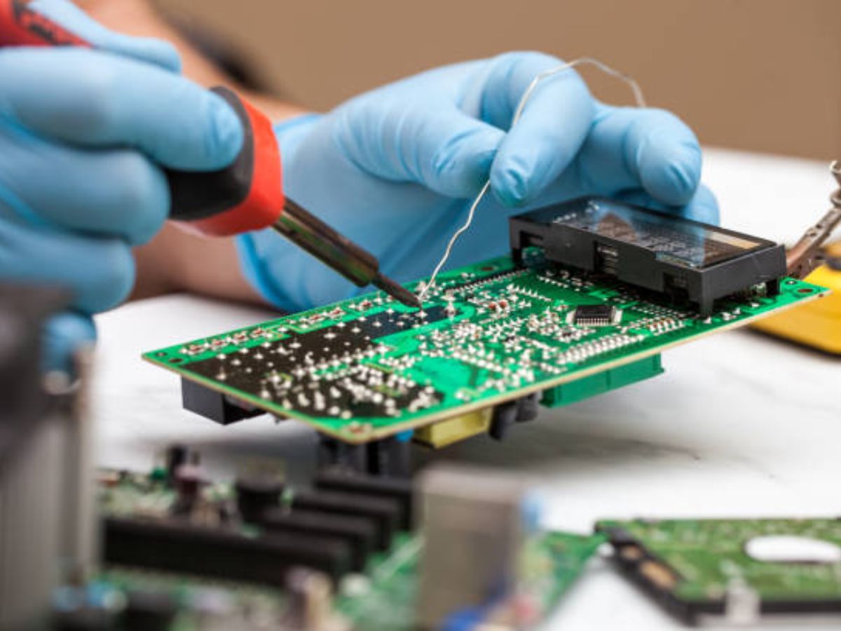 Hand Soldering a PCB