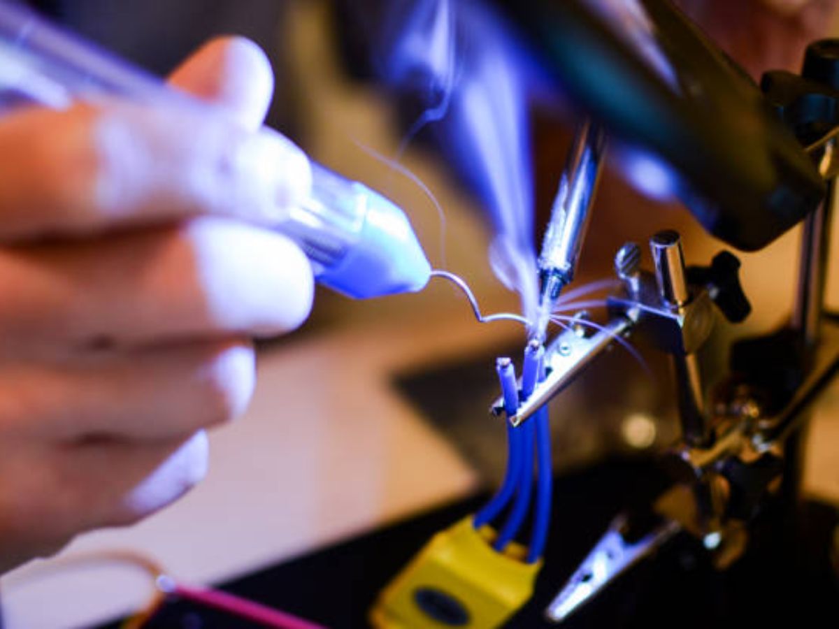Electrical Soldering of Two Wires