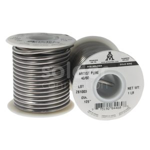 ARTIST PURE 40/60 3.2MM SOLID SOLDER WIRE 454G